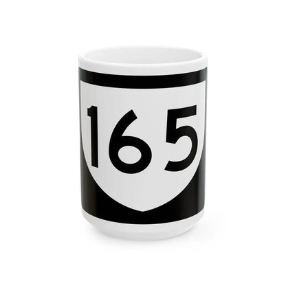 PR urban primary 165 (Puerto Rico) (Road Sign) White Coffee Mug 15oz - Go Mug Yourself