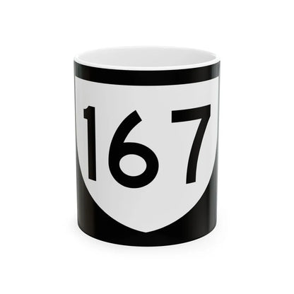 PR urban primary 167 (Puerto Rico) (Road Sign) White Coffee Mug 11oz - Go Mug Yourself