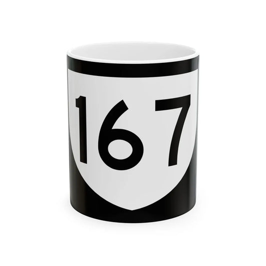 PR urban primary 167 (Puerto Rico) (Road Sign) White Coffee Mug 11oz - Go Mug Yourself