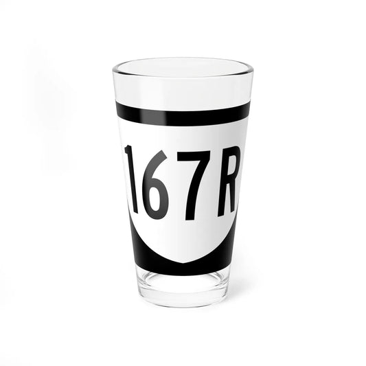 PR urban primary 167R (Puerto Rico) (Road Sign) Pint Glass 16oz 16oz - Go Mug Yourself