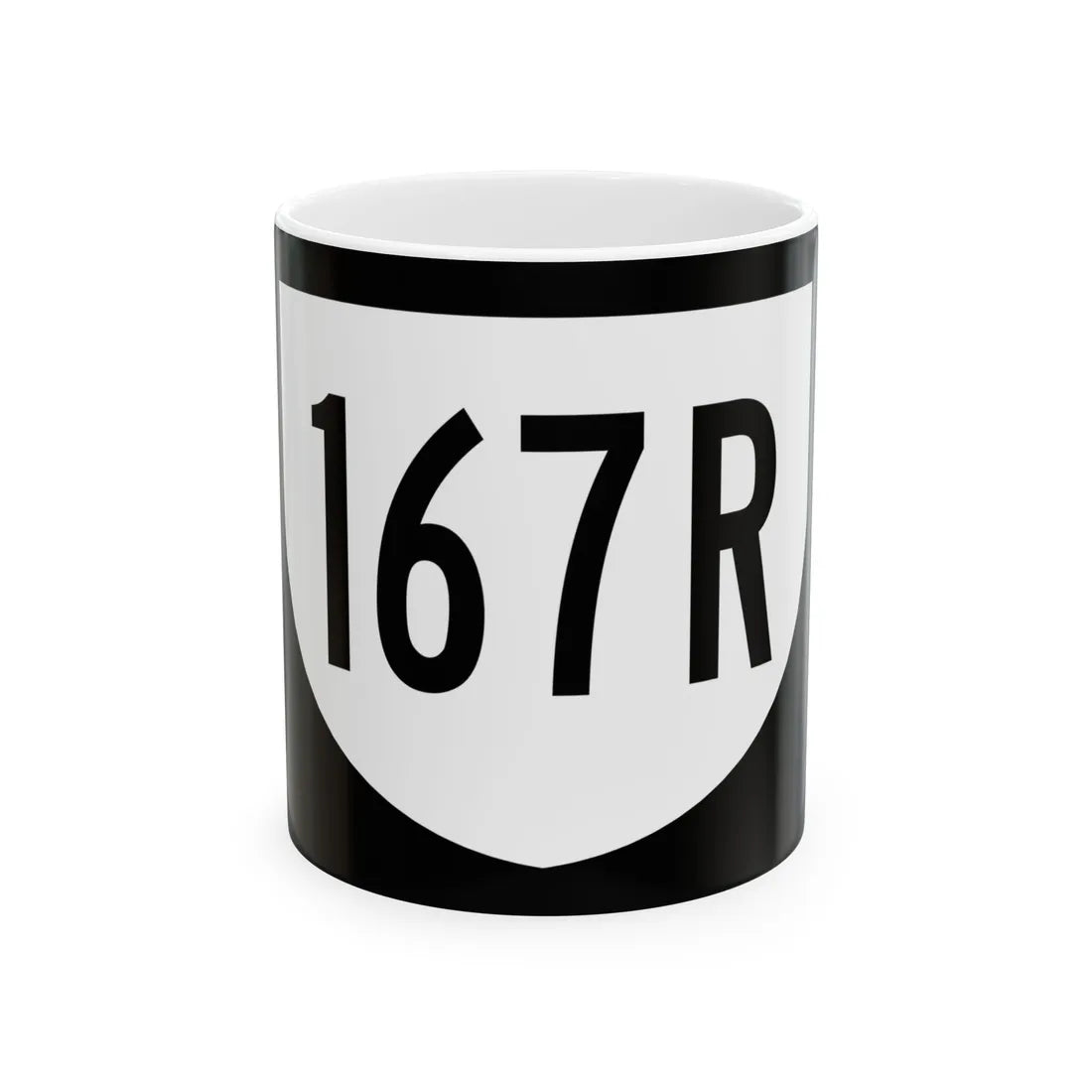 PR urban primary 167R (Puerto Rico) (Road Sign) White Coffee Mug 11oz - Go Mug Yourself
