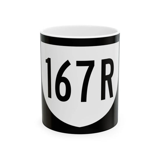 PR urban primary 167R (Puerto Rico) (Road Sign) White Coffee Mug 11oz - Go Mug Yourself