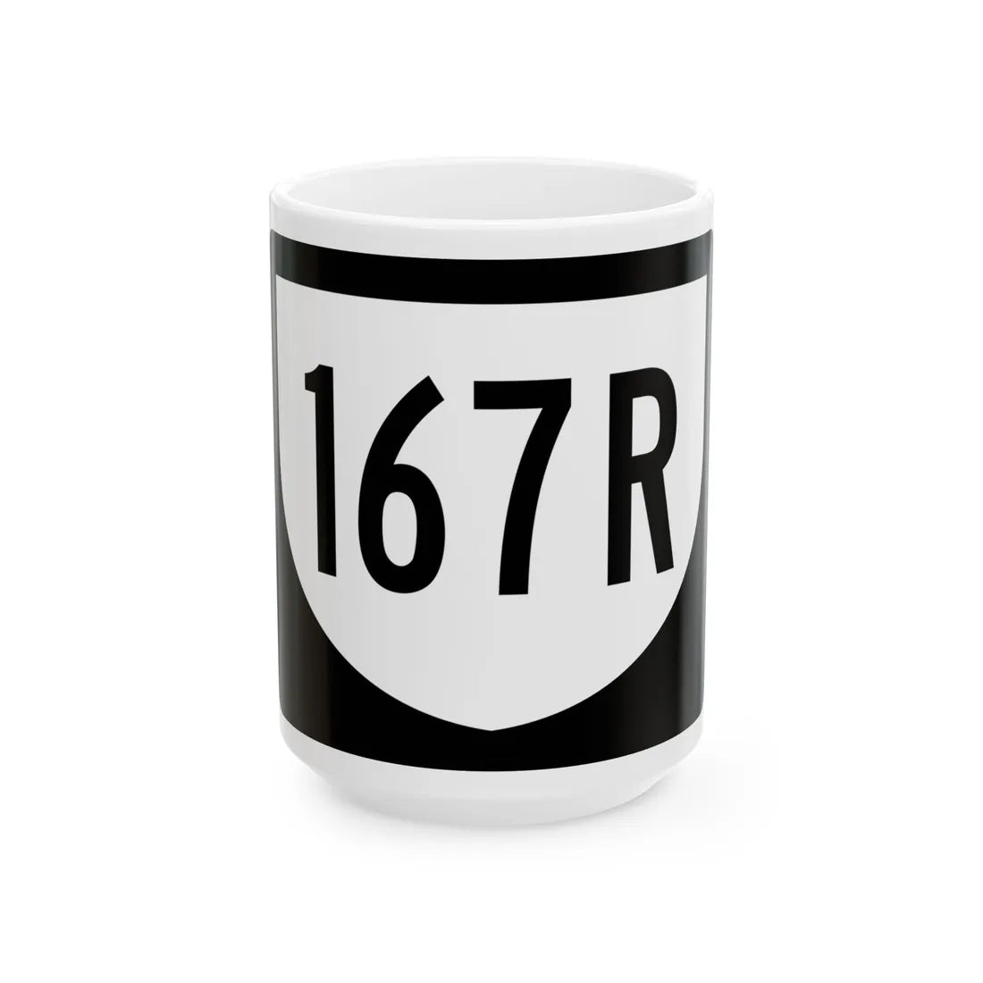 PR urban primary 167R (Puerto Rico) (Road Sign) White Coffee Mug 15oz - Go Mug Yourself