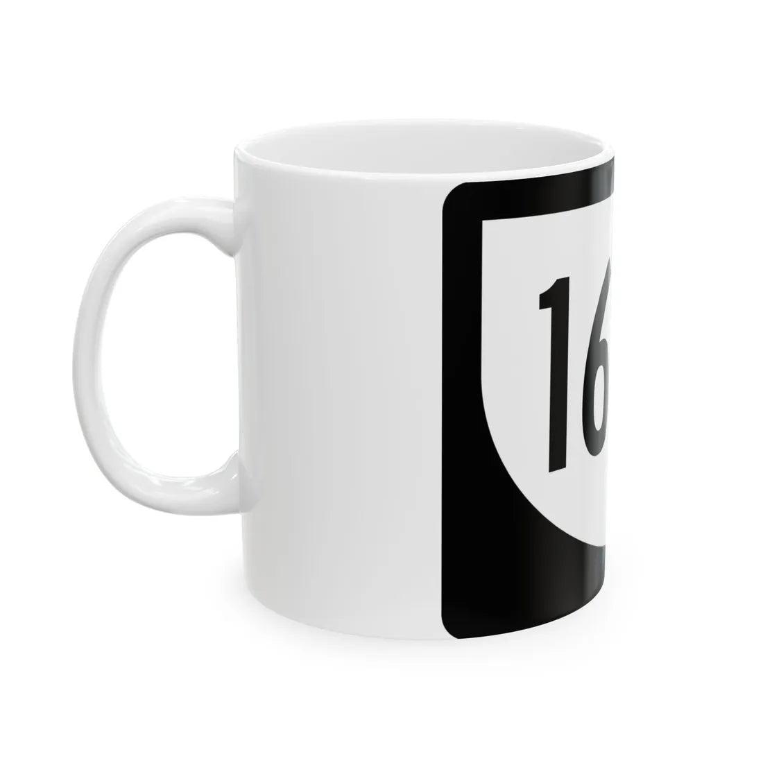 PR urban primary 167R (Puerto Rico) (Road Sign) White Coffee Mug - Go Mug Yourself