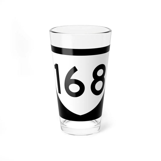 PR urban primary 168 (Puerto Rico) (Road Sign) Pint Glass 16oz 16oz - Go Mug Yourself