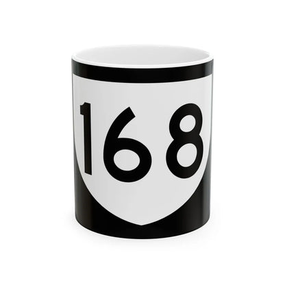 PR urban primary 168 (Puerto Rico) (Road Sign) White Coffee Mug 11oz - Go Mug Yourself