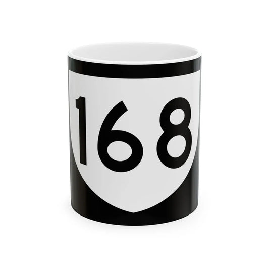 PR urban primary 168 (Puerto Rico) (Road Sign) White Coffee Mug 11oz - Go Mug Yourself