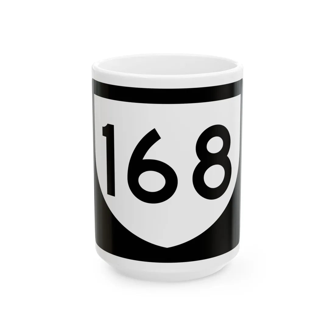 PR urban primary 168 (Puerto Rico) (Road Sign) White Coffee Mug 15oz - Go Mug Yourself