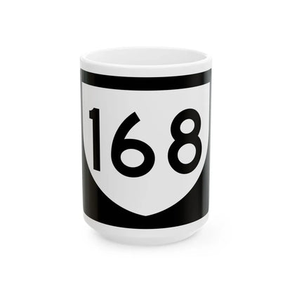 PR urban primary 168 (Puerto Rico) (Road Sign) White Coffee Mug 15oz - Go Mug Yourself