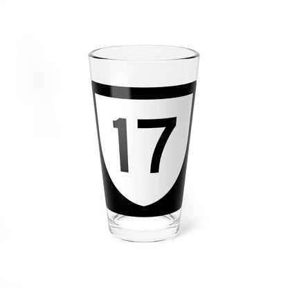 PR urban primary 17 (Puerto Rico) (Road Sign) Pint Glass 16oz 16oz - Go Mug Yourself