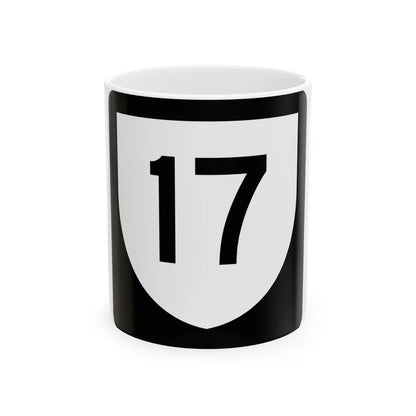 PR urban primary 17 (Puerto Rico) (Road Sign) White Coffee Mug 11oz - Go Mug Yourself