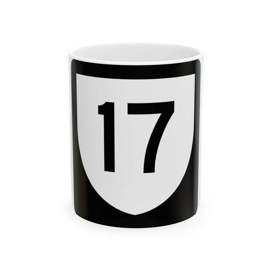 PR urban primary 17 (Puerto Rico) (Road Sign) White Coffee Mug 11oz - Go Mug Yourself
