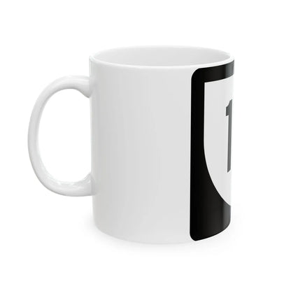 PR urban primary 17 (Puerto Rico) (Road Sign) White Coffee Mug - Go Mug Yourself