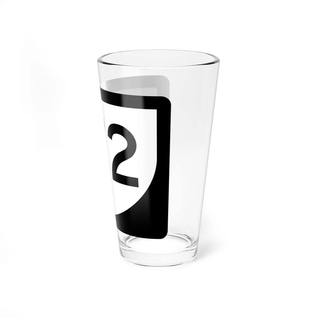 PR urban primary 172 (Puerto Rico) (Road Sign) Pint Glass 16oz - Go Mug Yourself
