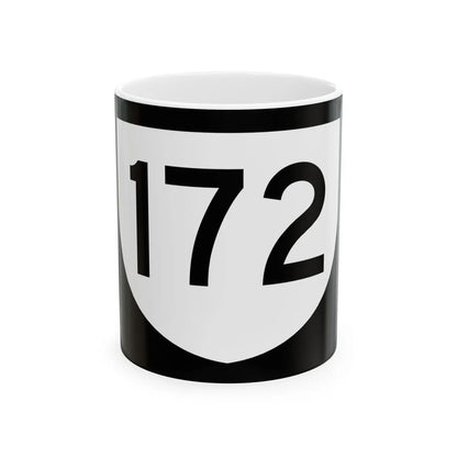 PR urban primary 172 (Puerto Rico) (Road Sign) White Coffee Mug 11oz - Go Mug Yourself