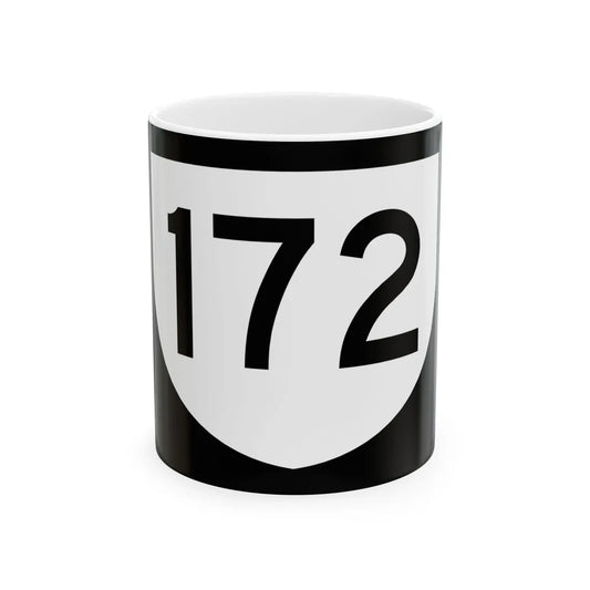 PR urban primary 172 (Puerto Rico) (Road Sign) White Coffee Mug 11oz - Go Mug Yourself