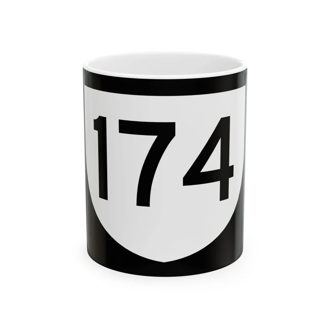 PR urban primary 174 (Puerto Rico) (Road Sign) White Coffee Mug 11oz - Go Mug Yourself