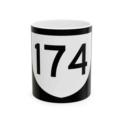 PR urban primary 174 (Puerto Rico) (Road Sign) White Coffee Mug 11oz - Go Mug Yourself