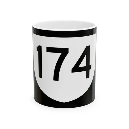 PR urban primary 174 (Puerto Rico) (Road Sign) White Coffee Mug 11oz - Go Mug Yourself
