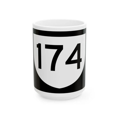 PR urban primary 174 (Puerto Rico) (Road Sign) White Coffee Mug 15oz - Go Mug Yourself