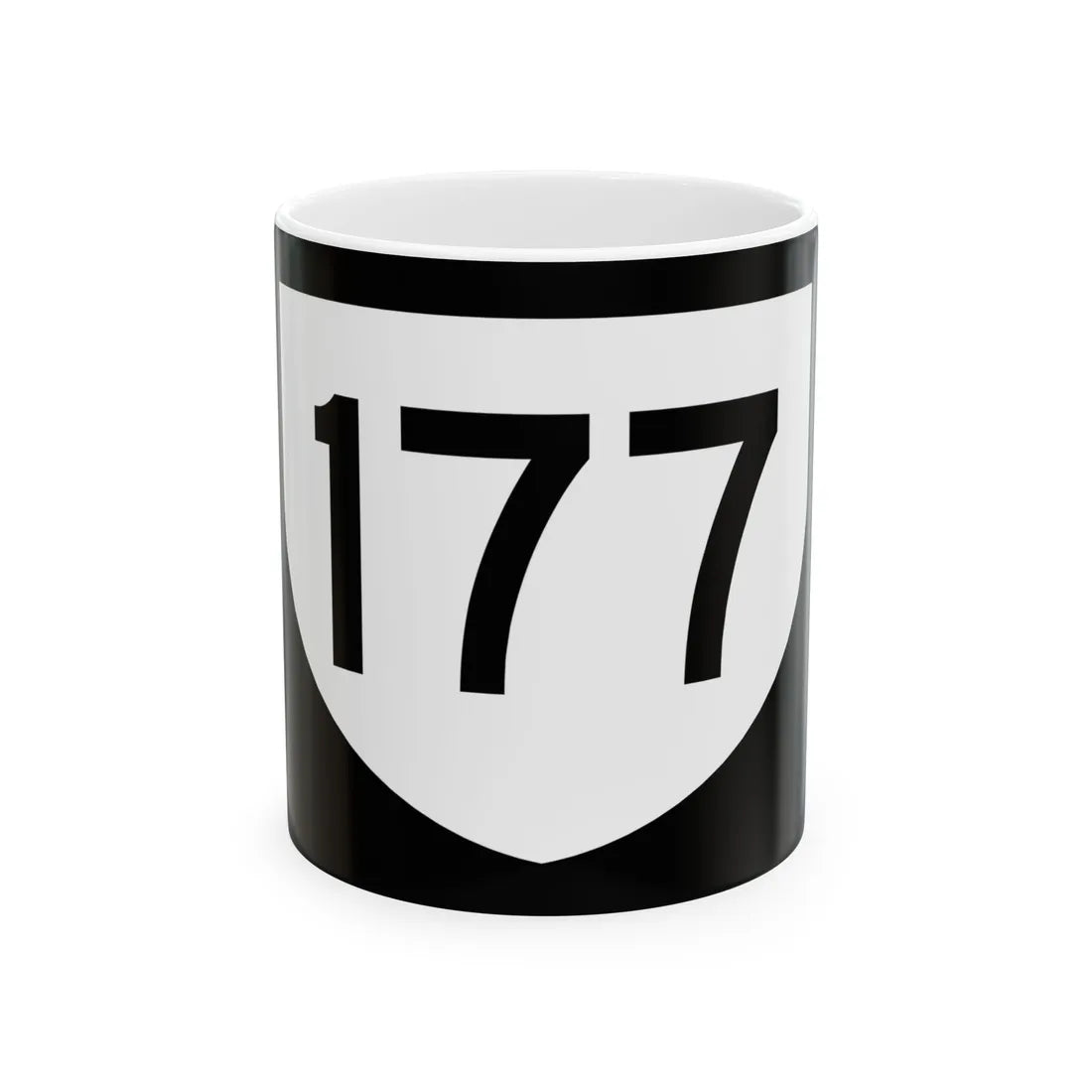 PR urban primary 177 (Puerto Rico) (Road Sign) White Coffee Mug 11oz - Go Mug Yourself