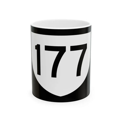 PR urban primary 177 (Puerto Rico) (Road Sign) White Coffee Mug 11oz - Go Mug Yourself