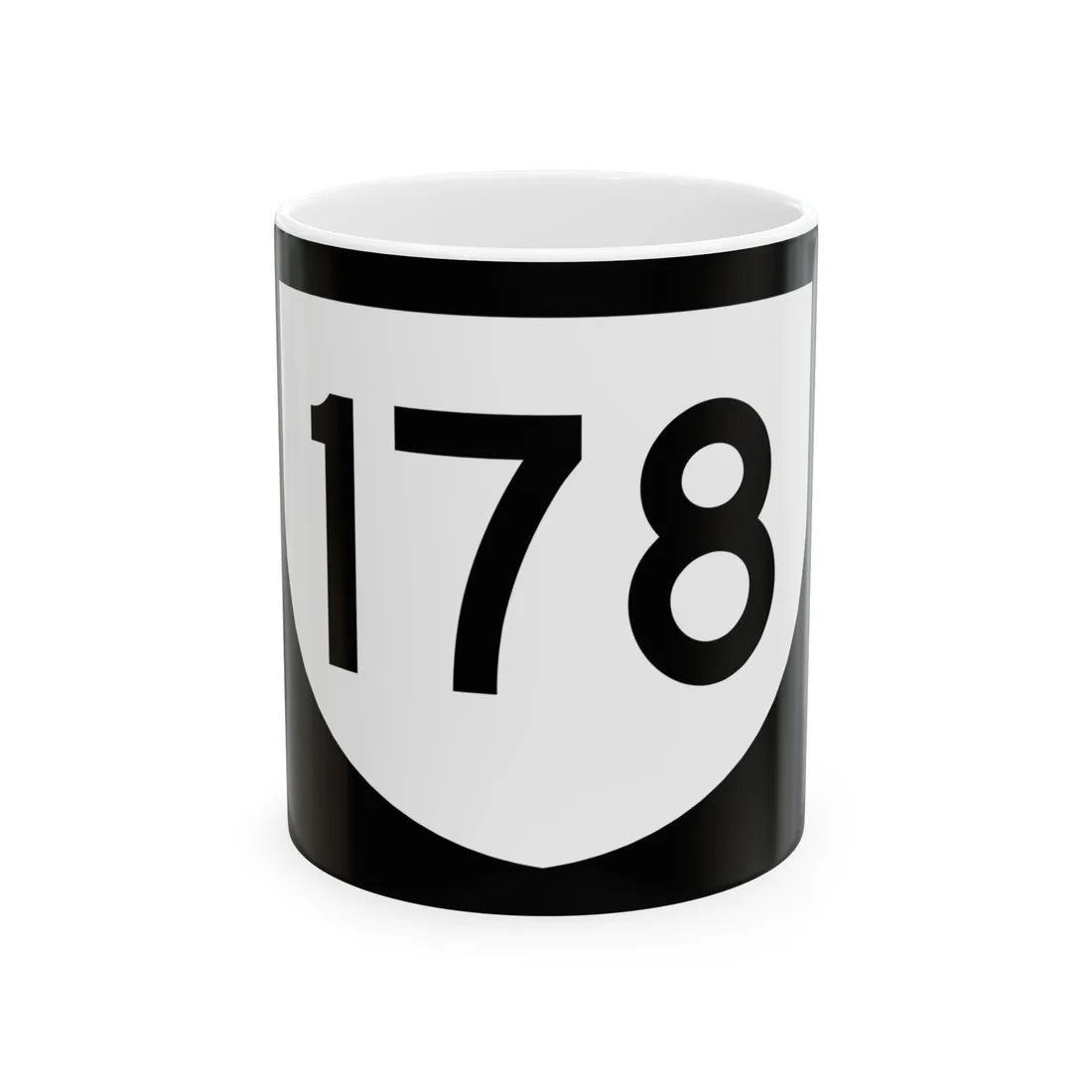 PR urban primary 178 (Puerto Rico) (Road Sign) White Coffee Mug 11oz - Go Mug Yourself