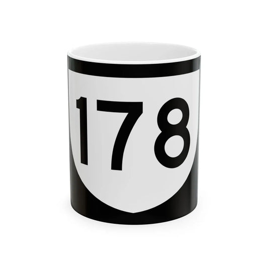 PR urban primary 178 (Puerto Rico) (Road Sign) White Coffee Mug 11oz - Go Mug Yourself