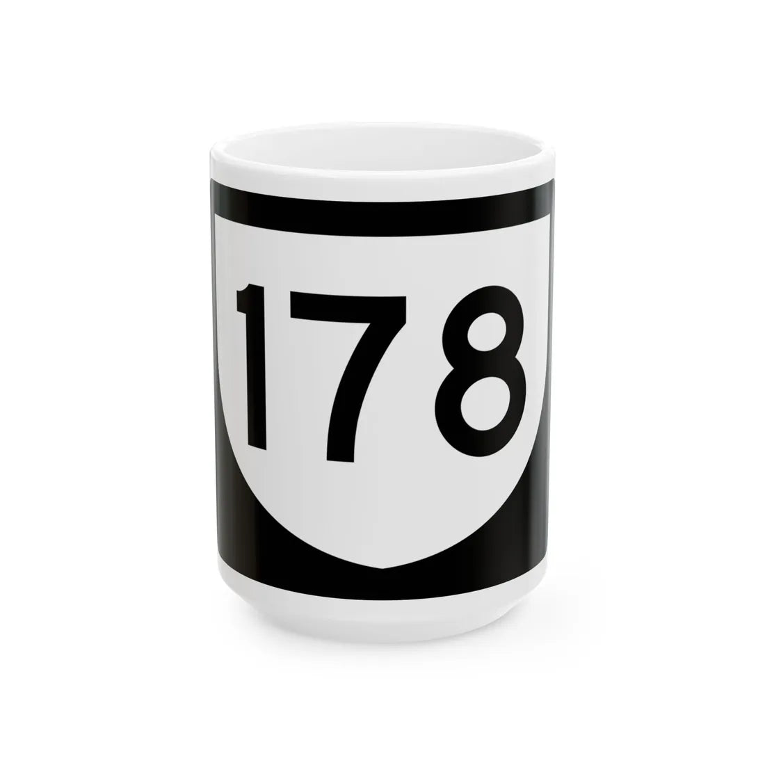 PR urban primary 178 (Puerto Rico) (Road Sign) White Coffee Mug 15oz - Go Mug Yourself