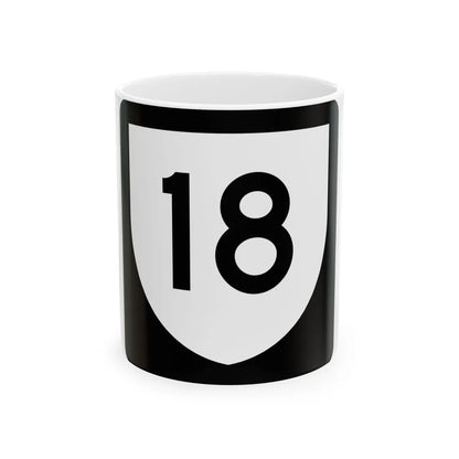 PR urban primary 18 (Puerto Rico) (Road Sign) White Coffee Mug 11oz - Go Mug Yourself