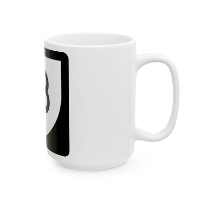 PR urban primary 18 (Puerto Rico) (Road Sign) White Coffee Mug - Go Mug Yourself