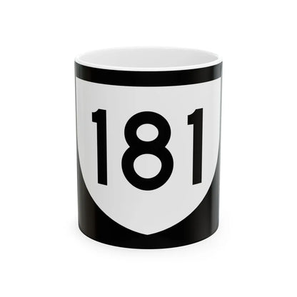 PR urban primary 181 (Puerto Rico) (Road Sign) White Coffee Mug 11oz - Go Mug Yourself