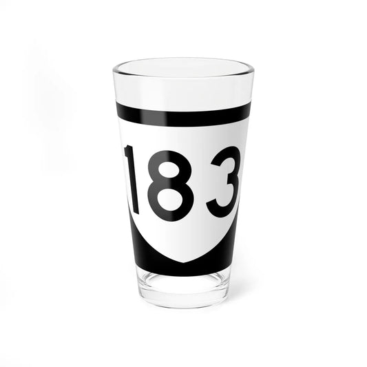 PR urban primary 183 (Puerto Rico) (Road Sign) Pint Glass 16oz 16oz - Go Mug Yourself