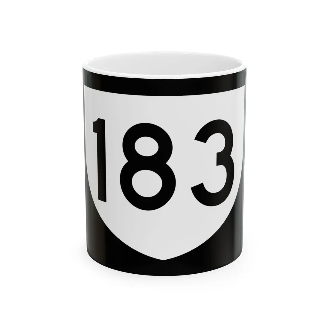 PR urban primary 183 (Puerto Rico) (Road Sign) White Coffee Mug 11oz - Go Mug Yourself