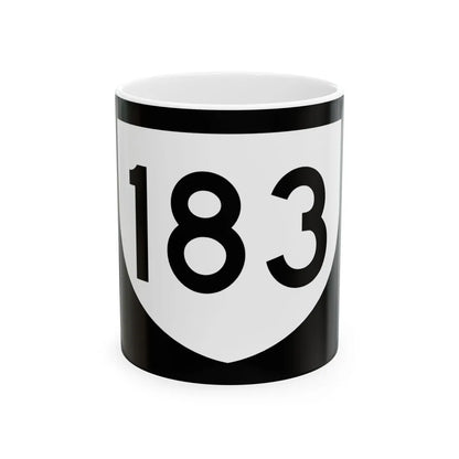 PR urban primary 183 (Puerto Rico) (Road Sign) White Coffee Mug 11oz - Go Mug Yourself