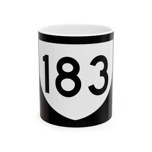 PR urban primary 183 (Puerto Rico) (Road Sign) White Coffee Mug 11oz - Go Mug Yourself