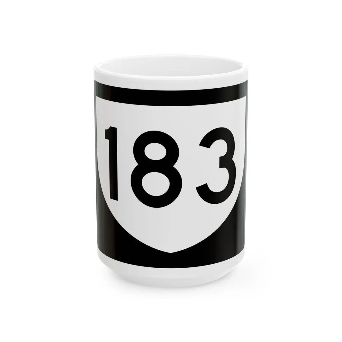 PR urban primary 183 (Puerto Rico) (Road Sign) White Coffee Mug 15oz - Go Mug Yourself