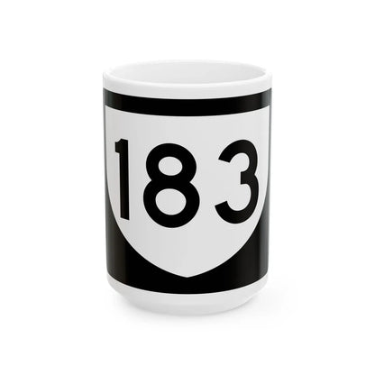PR urban primary 183 (Puerto Rico) (Road Sign) White Coffee Mug 15oz - Go Mug Yourself