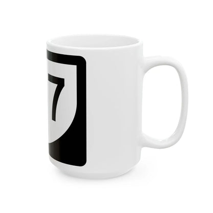 PR urban primary 187 (Puerto Rico) (Road Sign) White Coffee Mug - Go Mug Yourself