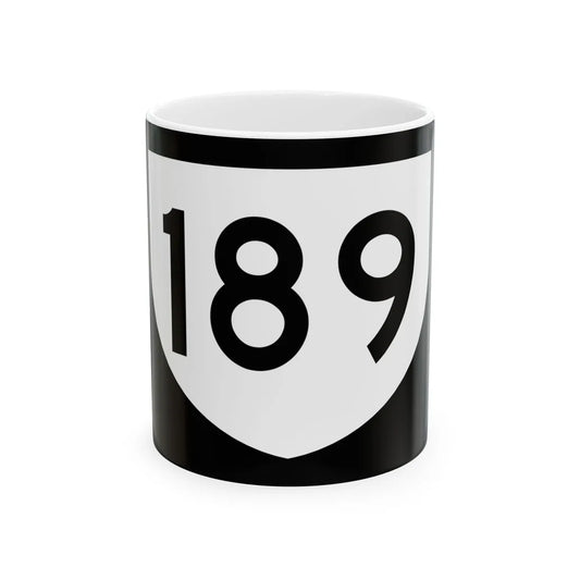 PR urban primary 189 (Puerto Rico) (Road Sign) White Coffee Mug 11oz - Go Mug Yourself