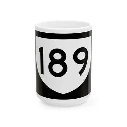 PR urban primary 189 (Puerto Rico) (Road Sign) White Coffee Mug 15oz - Go Mug Yourself