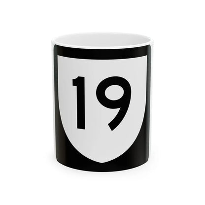 PR urban primary 19 (Puerto Rico) (Road Sign) White Coffee Mug 11oz - Go Mug Yourself