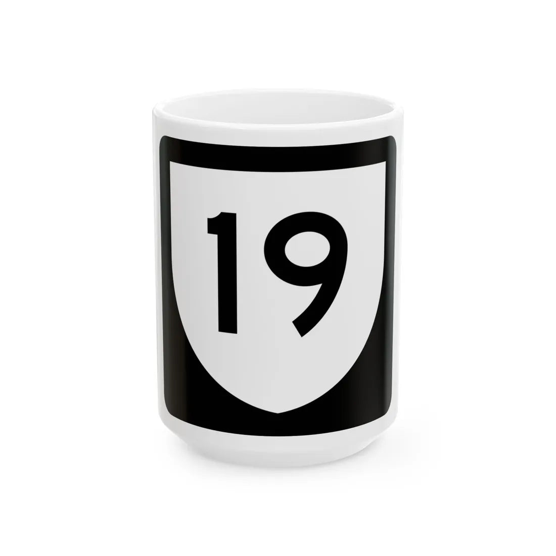 PR urban primary 19 (Puerto Rico) (Road Sign) White Coffee Mug 15oz - Go Mug Yourself