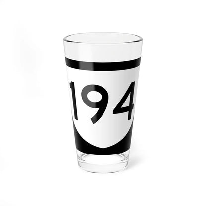 PR urban primary 194 (Puerto Rico) (Road Sign) Pint Glass 16oz 16oz - Go Mug Yourself