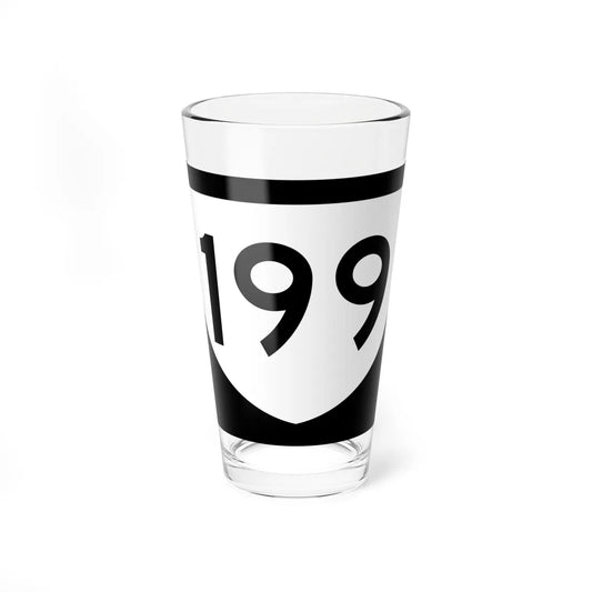 PR urban primary 199 (Puerto Rico) (Road Sign) Pint Glass 16oz 16oz - Go Mug Yourself