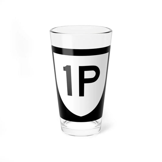 PR urban primary 1P (Puerto Rico) (Road Sign) Pint Glass 16oz 16oz - Go Mug Yourself