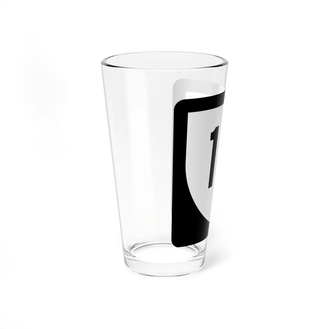 PR urban primary 1P (Puerto Rico) (Road Sign) Pint Glass 16oz - Go Mug Yourself