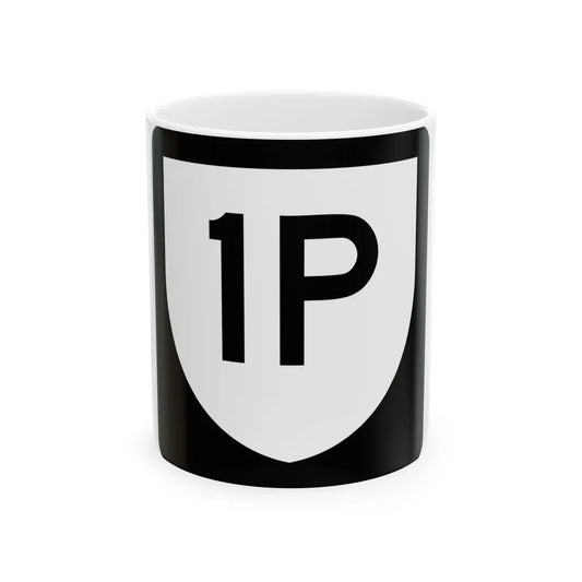 PR urban primary 1P (Puerto Rico) (Road Sign) White Coffee Mug 11oz - Go Mug Yourself