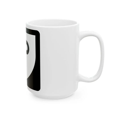 PR urban primary 1P (Puerto Rico) (Road Sign) White Coffee Mug - Go Mug Yourself