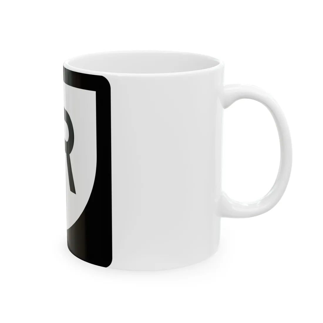 PR urban primary 1R (Puerto Rico) (Road Sign) White Coffee Mug - Go Mug Yourself